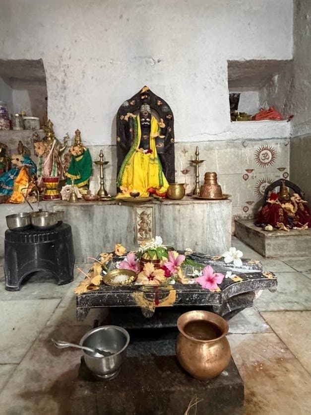 Worship at the Shiva Lingam