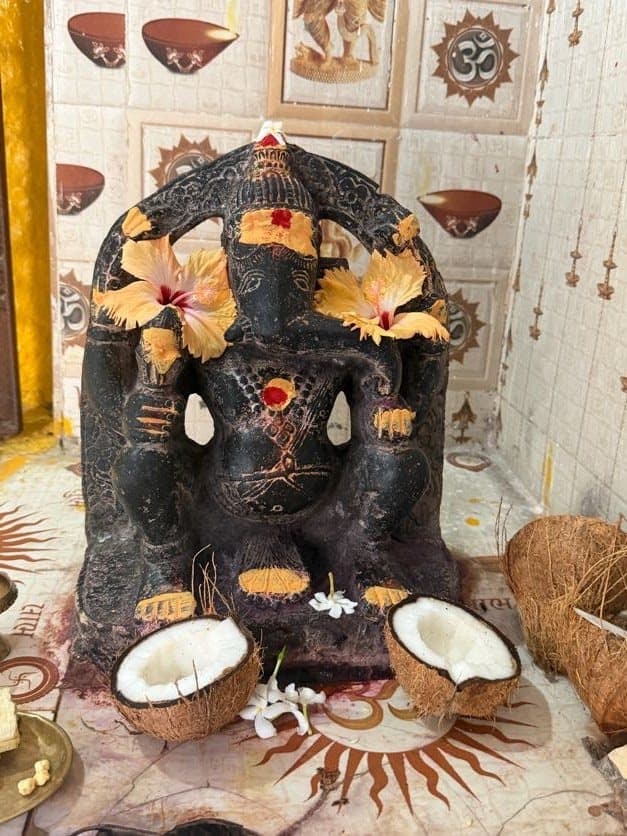 An ancient stone idol